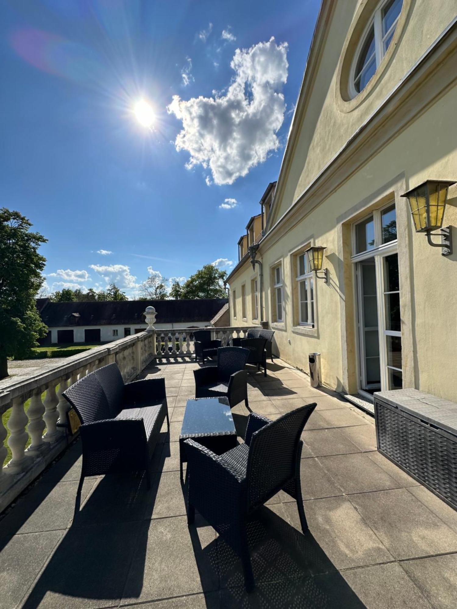 Hotel Garni Schloss Grochwitz Herzberg  Buitenkant foto